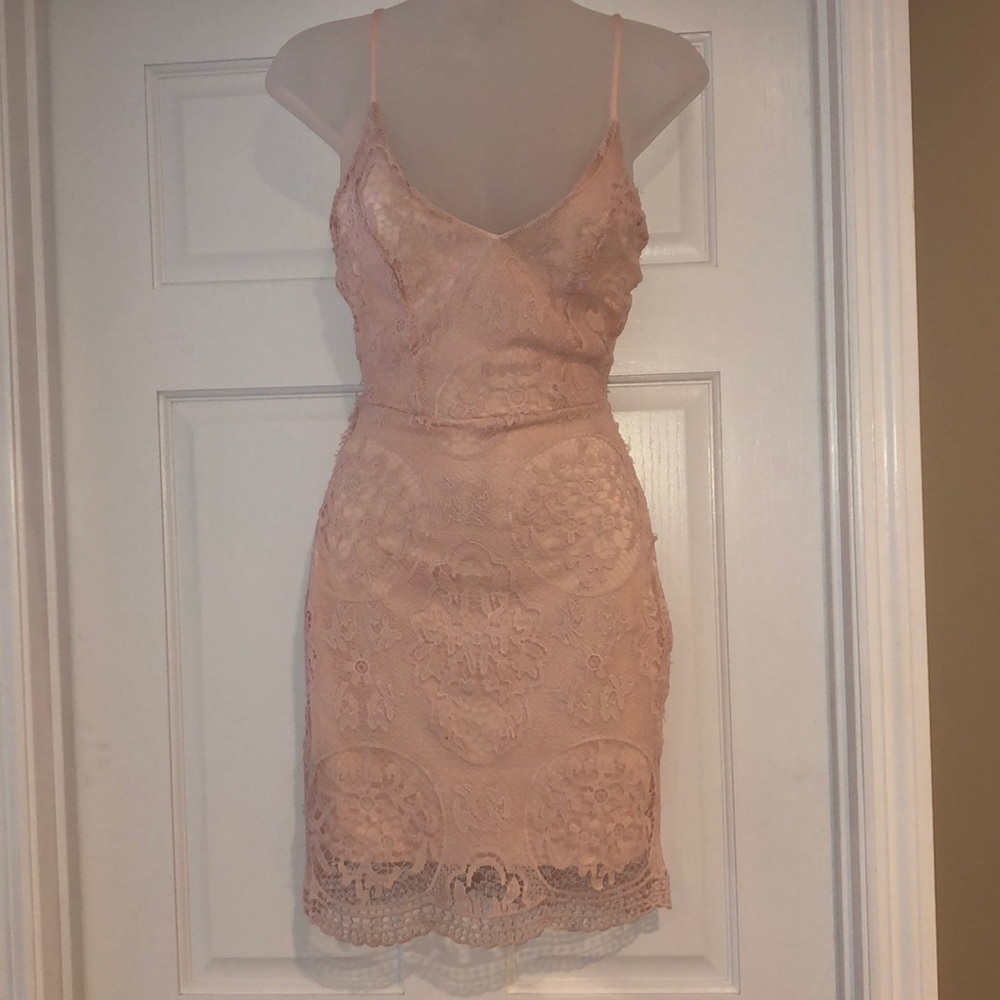Charlotte Russe baby pink dress